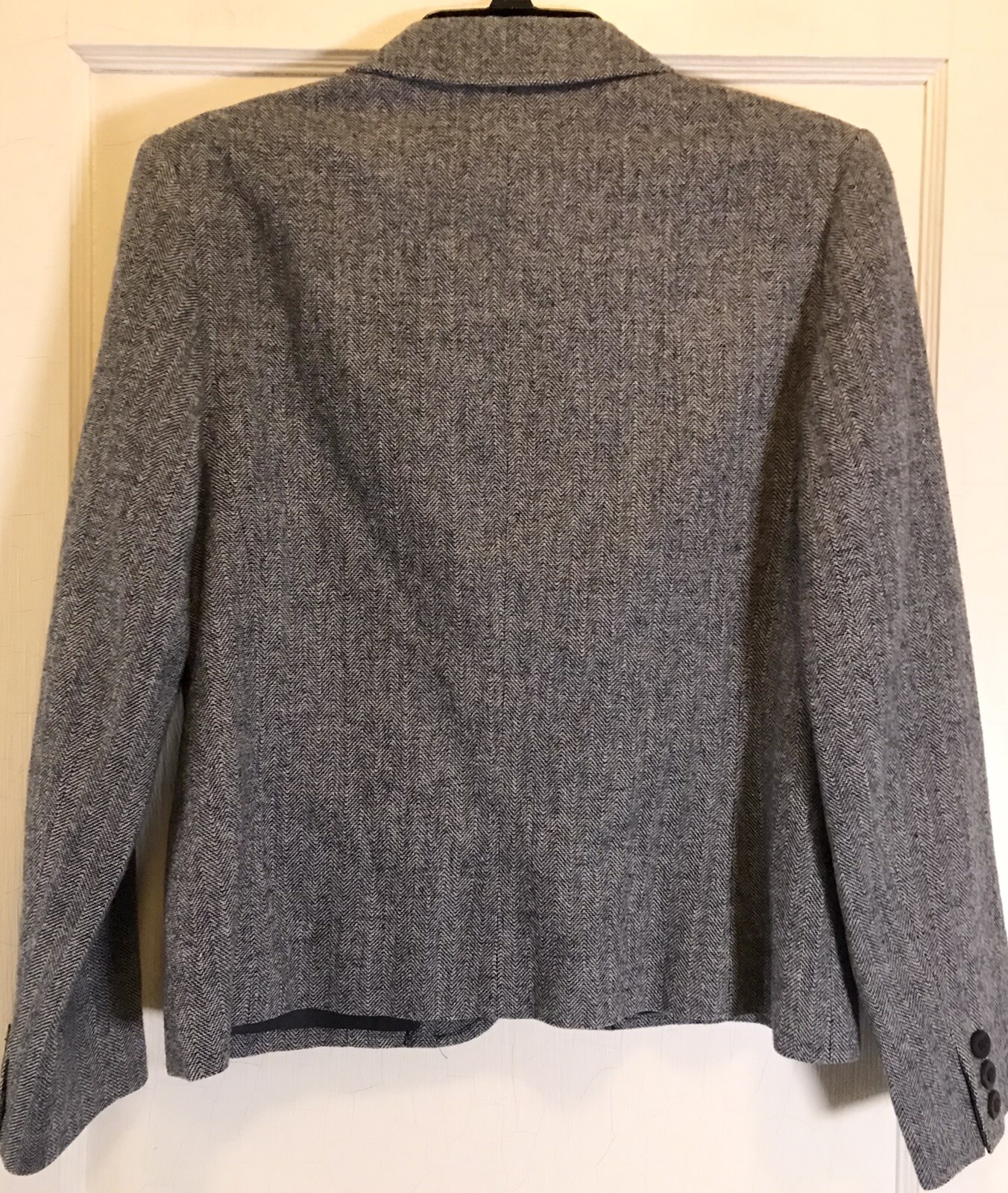 Pendleton Size 12 Gray Marled One-Button Pockets … - image 6