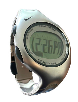 Nike Triax TRIAX LINEAR Maxi Unisex Multifunktion 100m WR0038 Digital Uhr