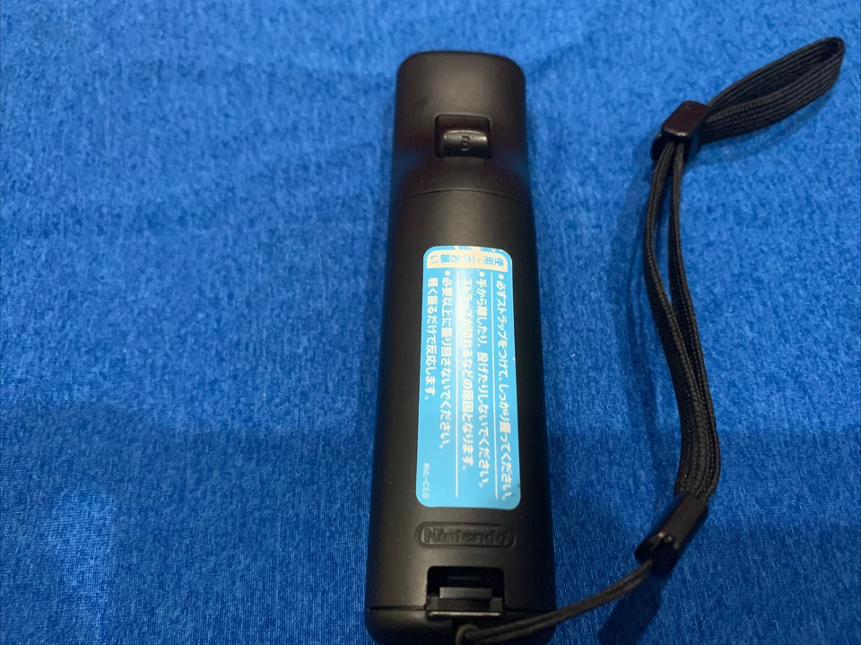 Официальный OEM Nintendo Wii пульт дистанционного управления черный контроллер + нунчак + ремень силиконовый чехол - Изображение 4 из 4