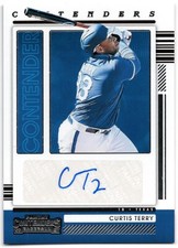 2021 Panini Contenders CURTIS TERRY Autograph Prospect Auto Card #CA-CT