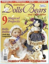 AUSTRALIAN DOLLS BEARS and COLLECTABLES Vol 08 No 04 : 2001 : COMPLETE