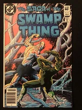 SAGA OF THE SWAMP THING 15 4.0 4.5 HOLE IN COVER DC 1983 VX