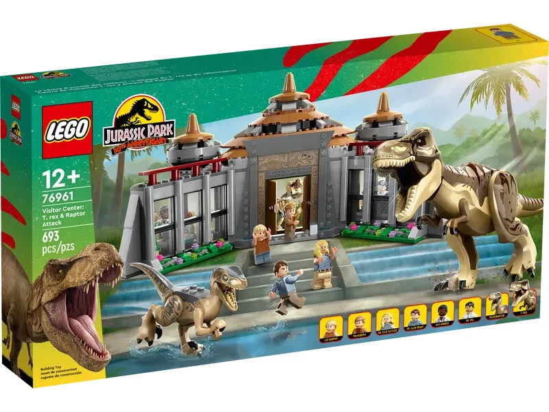 リトルバスターズ！SEC2種セット Lego Visitor Center: T. rex & Raptor Attack 76961 Jurassic Park