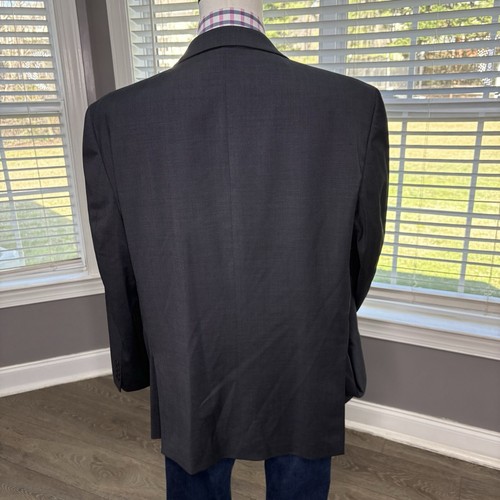 Jos A Bank Men Size 46R Gray Traveler Travel Tech Zip Pockets Stretch Sport Coat - Bild 4 von 16