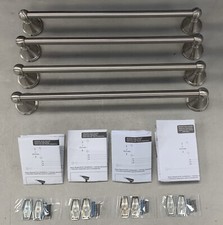 Lot of 4 Delta Crestfield 18 in. Towel Bars in Brushed Nickel