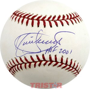 kirby puckett autographed baseball