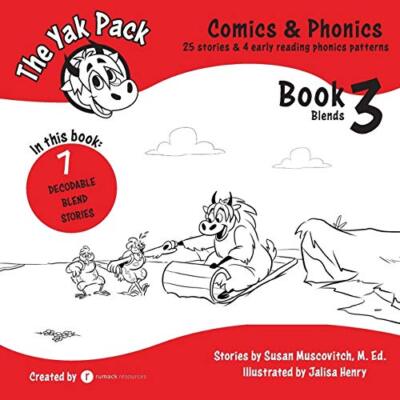 Resources - Yak Pack  Comics  Phonics  Book 3  Learn to read decodabl - X555z