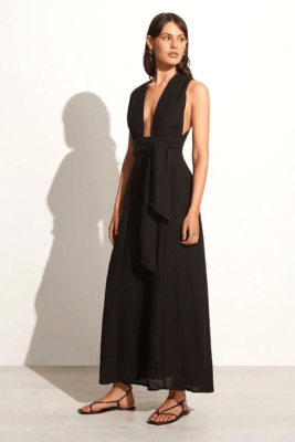 FAITHFULL THE BRAND - Tropiques Maxi Dress Black - Size S - $329 - BNWT  -60% OFF | eBay