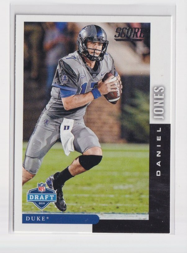 2019 Score NFL Draft Daniel Jones #DFT-14 New York Giants Rookie RC