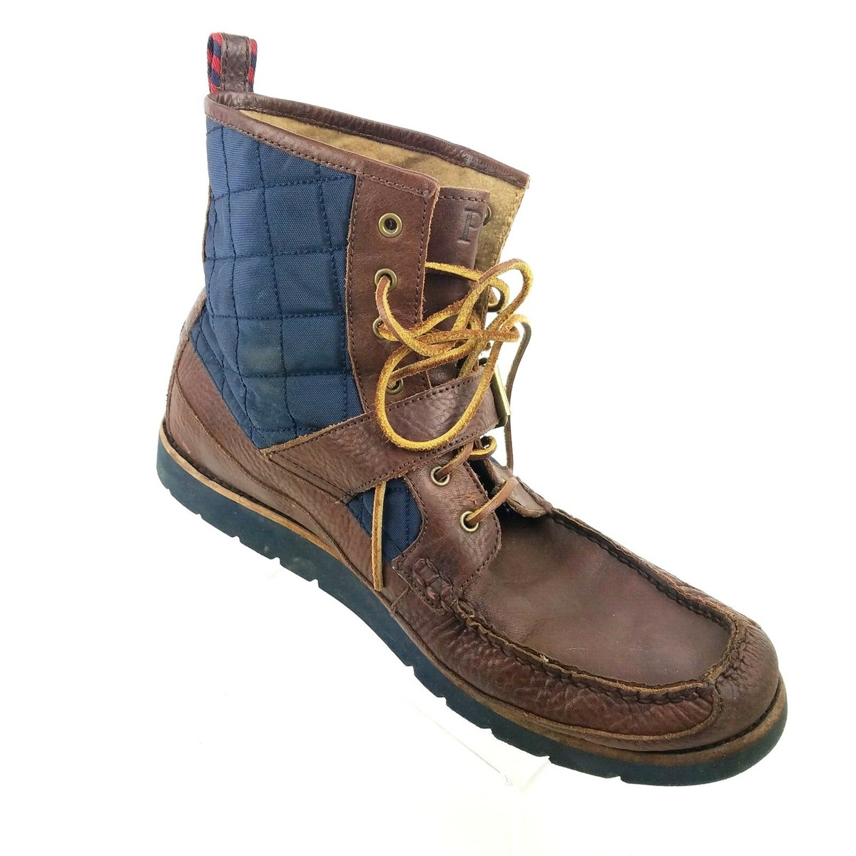 Polo Ralph Lauren Saddleworth III Quilted Leather Boots Size 12D Polo Ralph Lauren Conquest III Men main image 2