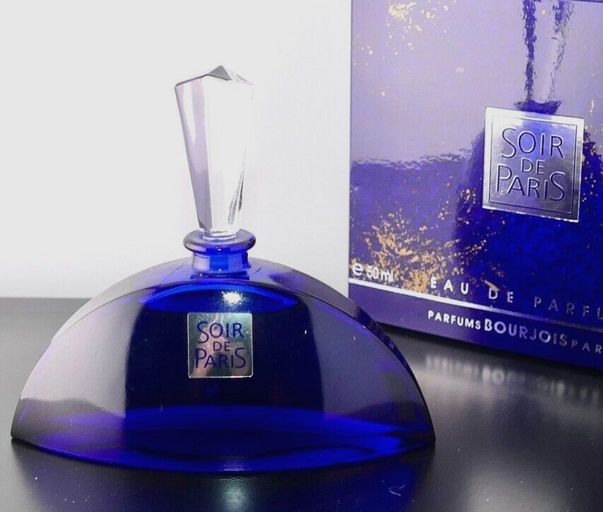 Bourjois Soir De Paris Eau de Parfum Vintage Very Rare NIB Crystal