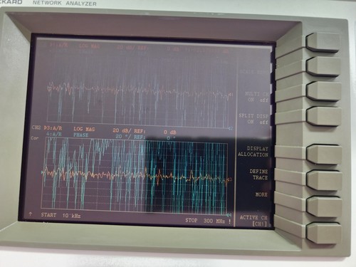 Analizador de red de alta velocidad HP E5100B 10 kHz a 300 MHz, salida RF 1/2, R, A - Imagen 7 de 18