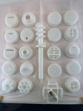 Ronco Popeil P400 P200 19 Pasta Maker Dies Wi...