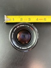 Canon FD 50mm f/1.4 S.S.C Lens Manual Nice 