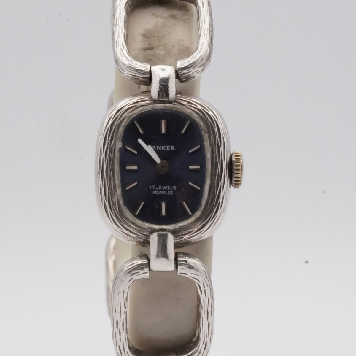 Incabloc Alte Anker Armbanduhren ANKER DAMEN UHR 800 SILBER 20MM