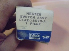 Vintage Nos Ford Heater Switch Assembly C1az-18578-a 1960-1962 Galaxie Country S