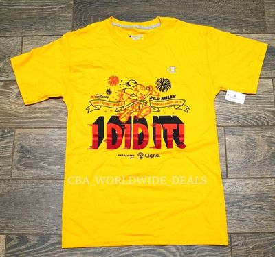 NEW runDisney 2016 Disney WDW Marathon 26.2 Miles Mickey I Did It Men's T-Shirt