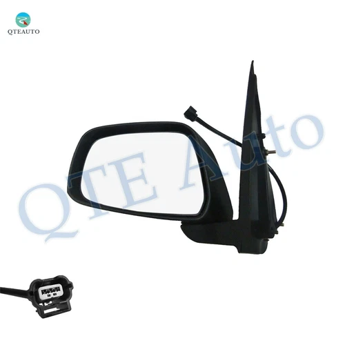 Left Side Power Foldaway View Mirror Chrome/Flat For 2005-2015 Nissan Xterra