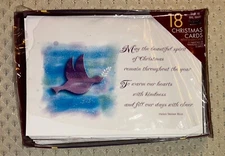 Boxed Christmas Cards: Featuring Dove & Verse by Helen Steiner Rice-17 Cards NEW