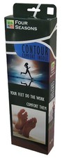 Four Seasons THIN All Sizes Orthotic Arch Support Insole with Metatarsal Pad