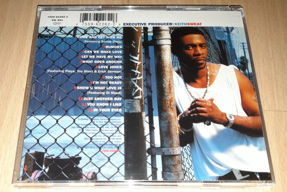 KEITH SWEAT - Still In The Game - Album CD R&B Rnb ERICK SERMON, TOO SHORT 🔥 - Bild 3 von 4