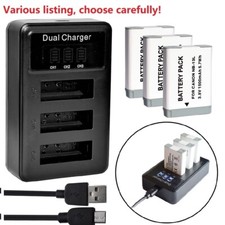 NB-13L Battery or charger For Canon PowerShot SX620 HS SX720 HS G7X Mark II G5