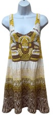 Free People Women's M Katies Boho Crochet Sleeveless A Line Mini Dress