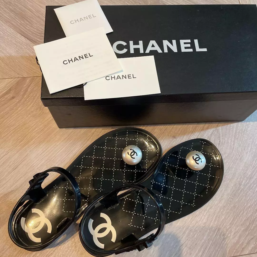 Chanel 2024 jelly sandals