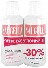 Saugella Poligyn Women Menopause Intimate Washing Care pH Neutral 500ml (2 PACK)