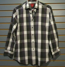 Alfani Checked Long Sleeve Shirt - Size Med.