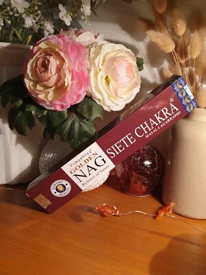   GOLDEN NAG 7 Chakra Räucherstäbchen NEU  