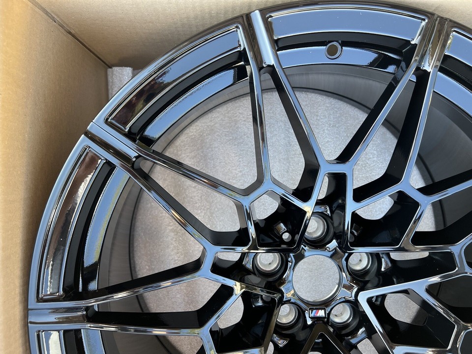 Set of FOUR BRAND NEW GENUINE OEM BMW G80 M3 G82 G83 M4 Black 826M ...