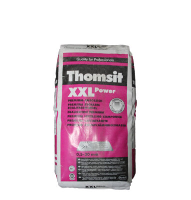 Thomsit XXL Power 25Kg Premium-Ausgleich, selbstverlaufende Bodenausgleichsmasse