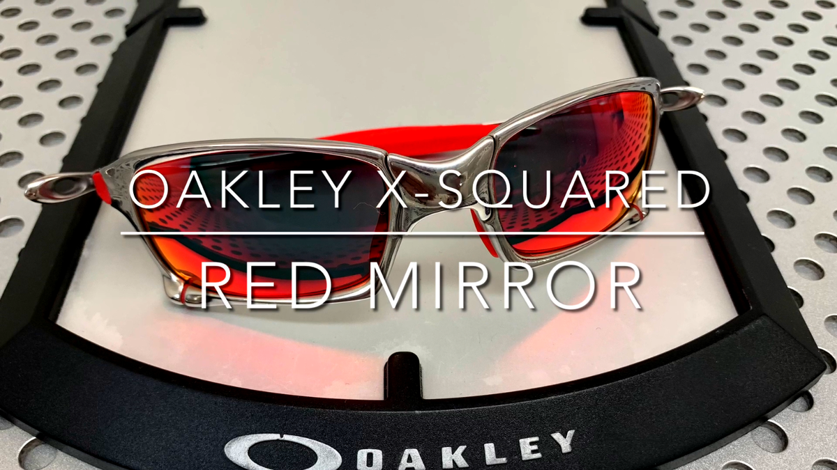 LINEGEAR Red Mirror Polarized Lens for Oakley X-Squared [XS-RM