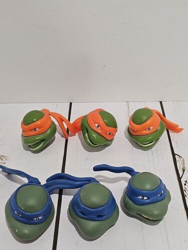 TMNT Classic Collection Secret Ooze Michelangelo Leonardo Donatello Ralph Heads - Picture 5 of 7