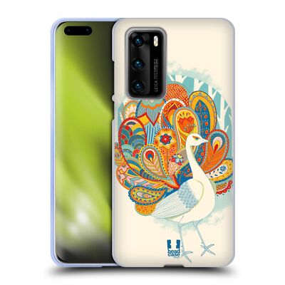 HEAD CASE DESIGNS PAISLEY PEACOCK SOFT GEL CASE FOR HUAWEI PHONES 4
