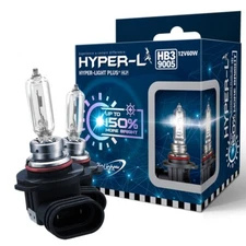 2 x 9005(HB3)Halogen 12V 60W Super Bright Headlight Bulbs-150% More Light