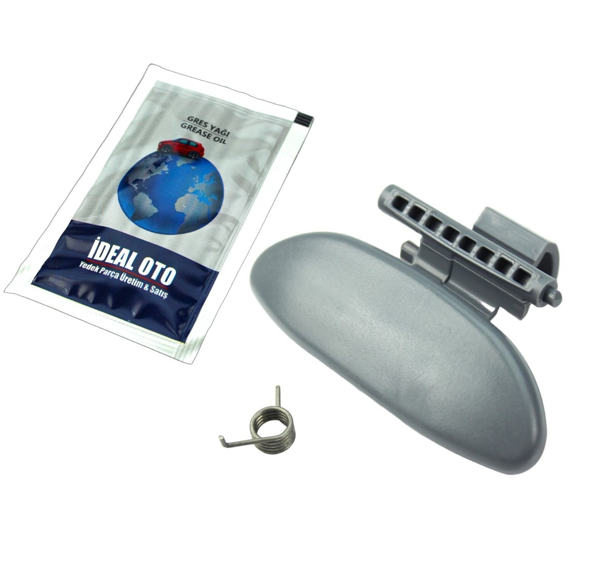 Gray Torpedo Glove Box Latch, Spring, Grease Oil Fr Citroen C3