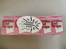 Sally Beauty Vintage Professional Jumbo End Wraps 10 Pack NEW