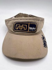 Vintage MOSSIMO Embroidered Logo White Visor Hat Cap Distressed