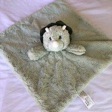 Kelly Toys Green Dino Baby Security Blanket Lovey Plush Animal Rattle Dinosaur