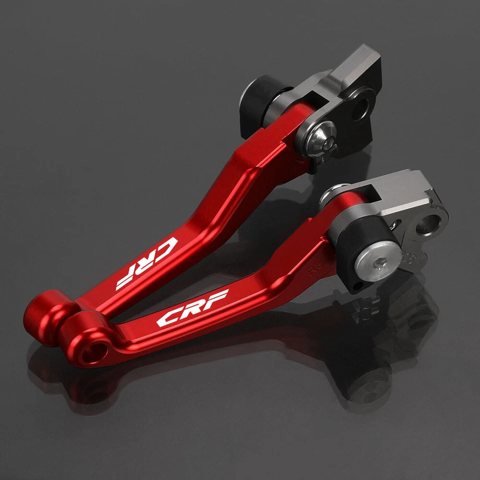 For HONDA CRF150F CRF150R CRF230F CNC Pivot Brake Clutch Levers Anodized  - Image 4 of 4
