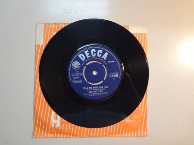 RATTLES: What Can I Do- Sunbeam At The Sky -U.K. 7'' 64 Decca Record F.11936 Mono