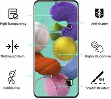 For Samsung Galaxy A11 Clear HD Transparent Tempered Glass Screen Protector