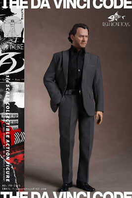 New FISH BONETOYS  FB-Z015 1/6 The Da Vinci Code Tom 12'' Figure in stock