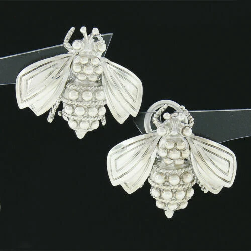 Pendientes de joyería de metales preciosos sin piedras Tiffany & Co. de plata de ley