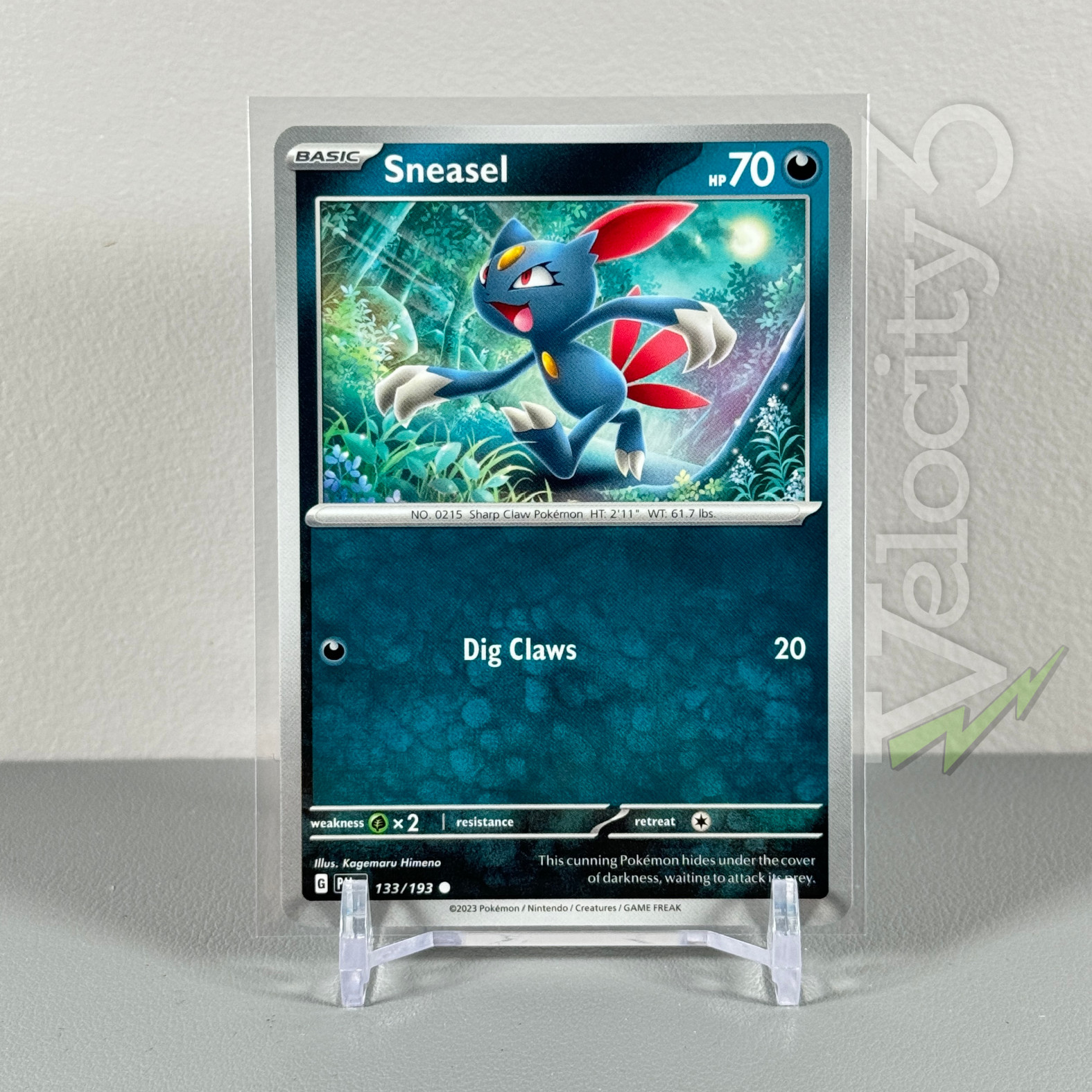 Pokemon TCG Card: SNEASEL 133/193 | Common | SV-Paldea Evolved | NM/Mint