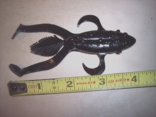 Manns Jelly Worm Franken Toad Frog Lure 4" Bass Fishing Lure 10 Pk Discontinued