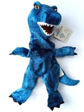 Build A Bear 024438 Blue Tyrannosaurus Rex T-Rex Plush Not-Stuffed, NEW