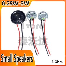 Small Speakers Magnet Electronic Speaker 8 Ohm 0.25W/0.5W/1W/2W/3W Metal Mini